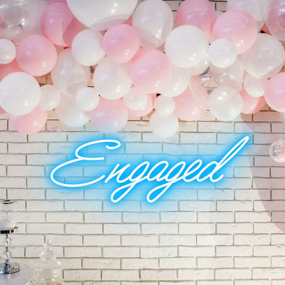 Engaged Neon Illumination Celebrating Love | Shineneon