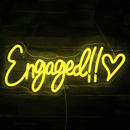 Engaged Neon Sign | Shineneon