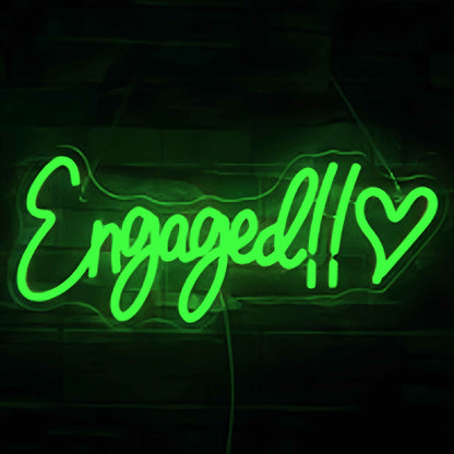 Engaged Neon Sign | Shineneon