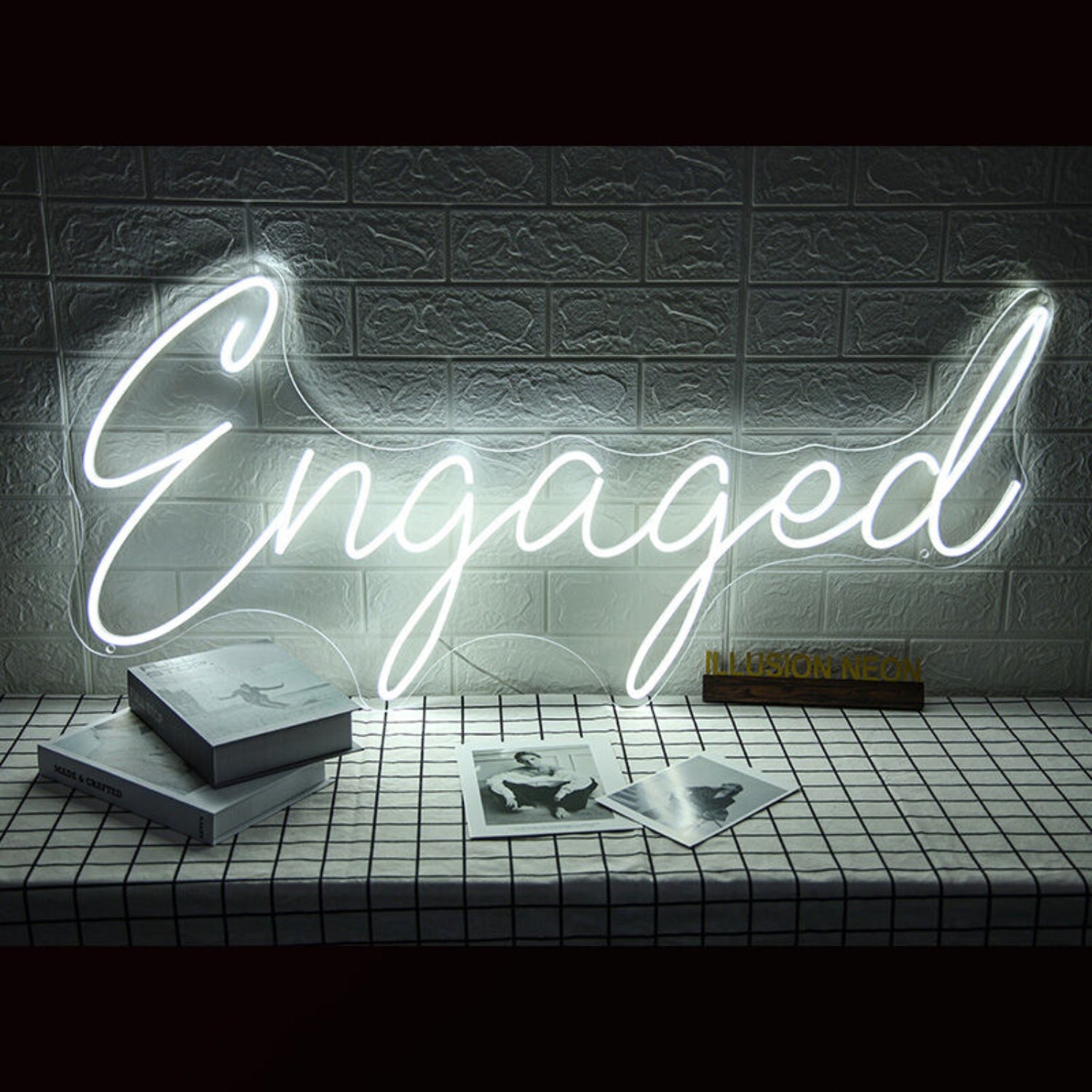 Engaged Neon Sign For Wedding And Celebratory Decor | Shineneon
