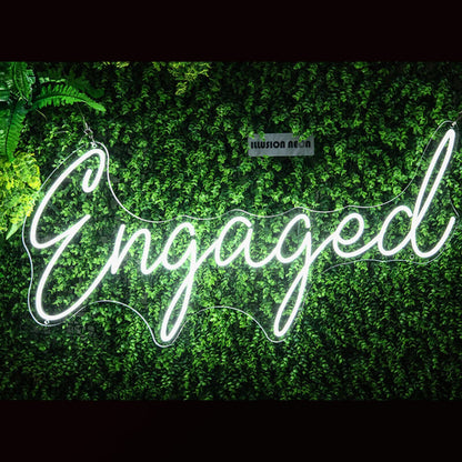 Engaged Neon Sign For Wedding And Celebratory Decor | Shineneon