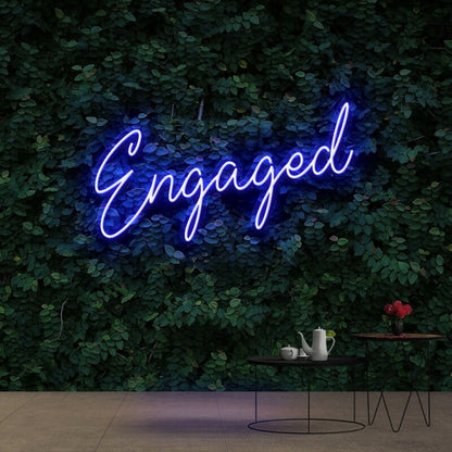 Engaged Neon Sign For Wedding And Celebratory Decor | Shineneon