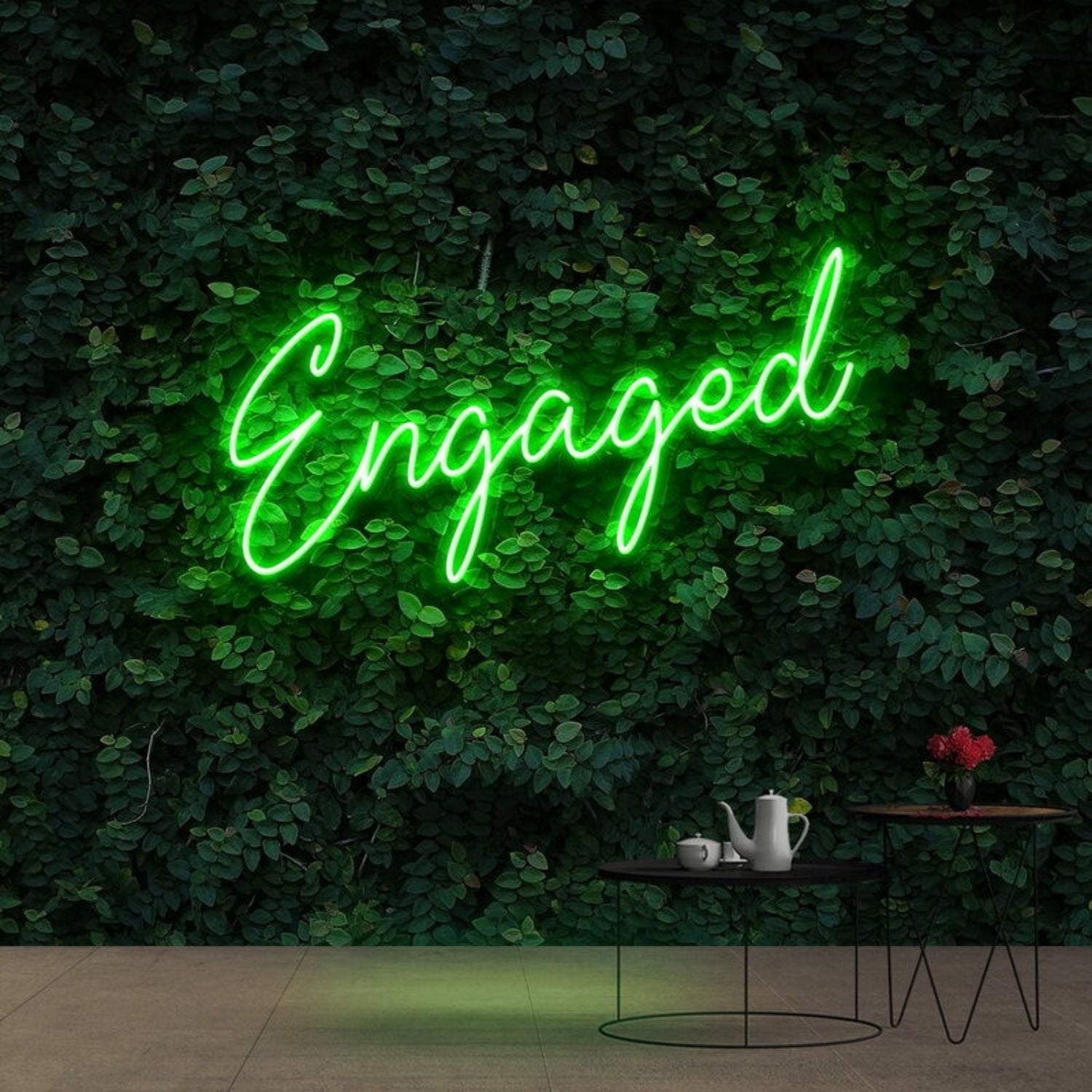 Engaged Neon Sign For Wedding And Celebratory Decor | Shineneon