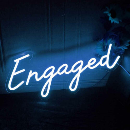 Engaged Neon Sign To Light Up Your Room | Shineneon
