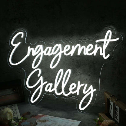 Engagement Gallery White Led Neon Sign - Shineneon