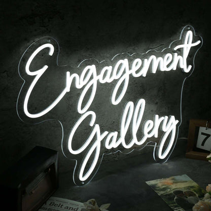Engagement Gallery White Led Neon Sign - Shineneon