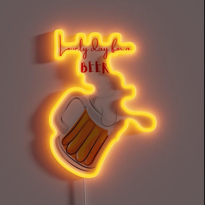 Enjoy A Beer Rgb Led Neon Sign - Shineneon