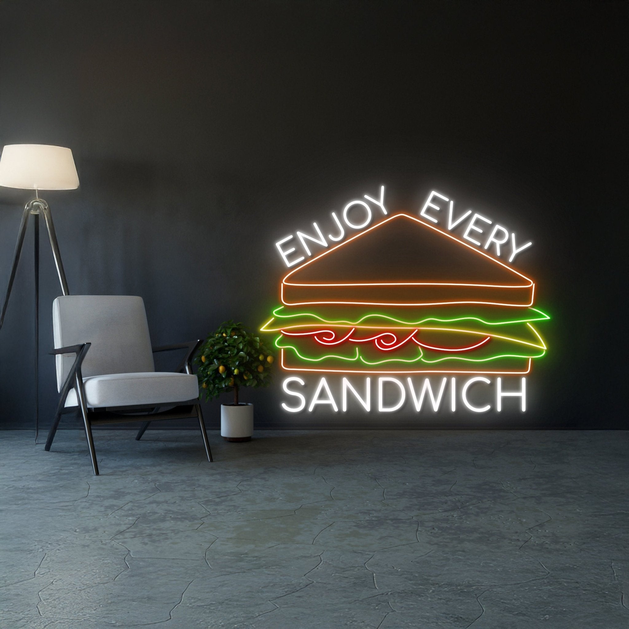 Enjoy Every Sandwich Led Neon Sign - Shineneon