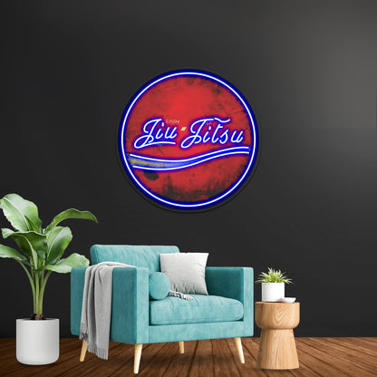 Enjoy Jiujitsu Artwork Custom Neon Led Sign - Shineneon
