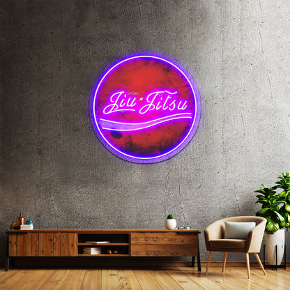 Enjoy Jiujitsu Artwork Custom Neon Led Sign