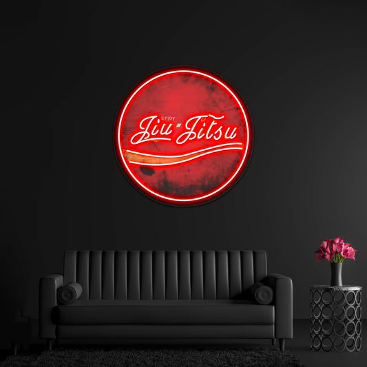 Enjoy Jiujitsu Artwork Custom Neon Led Sign