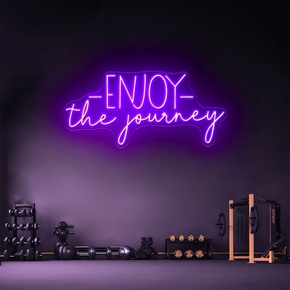 Enjoy The Journey Gym Neon Sign - Shineneon