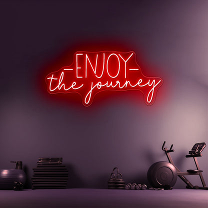 Enjoy The Journey Gym Neon Sign - Shineneon