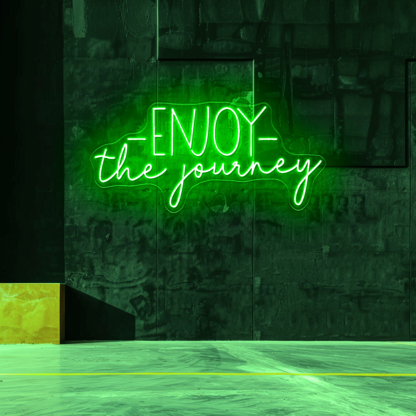 Enjoy The Journey Gym Neon Sign