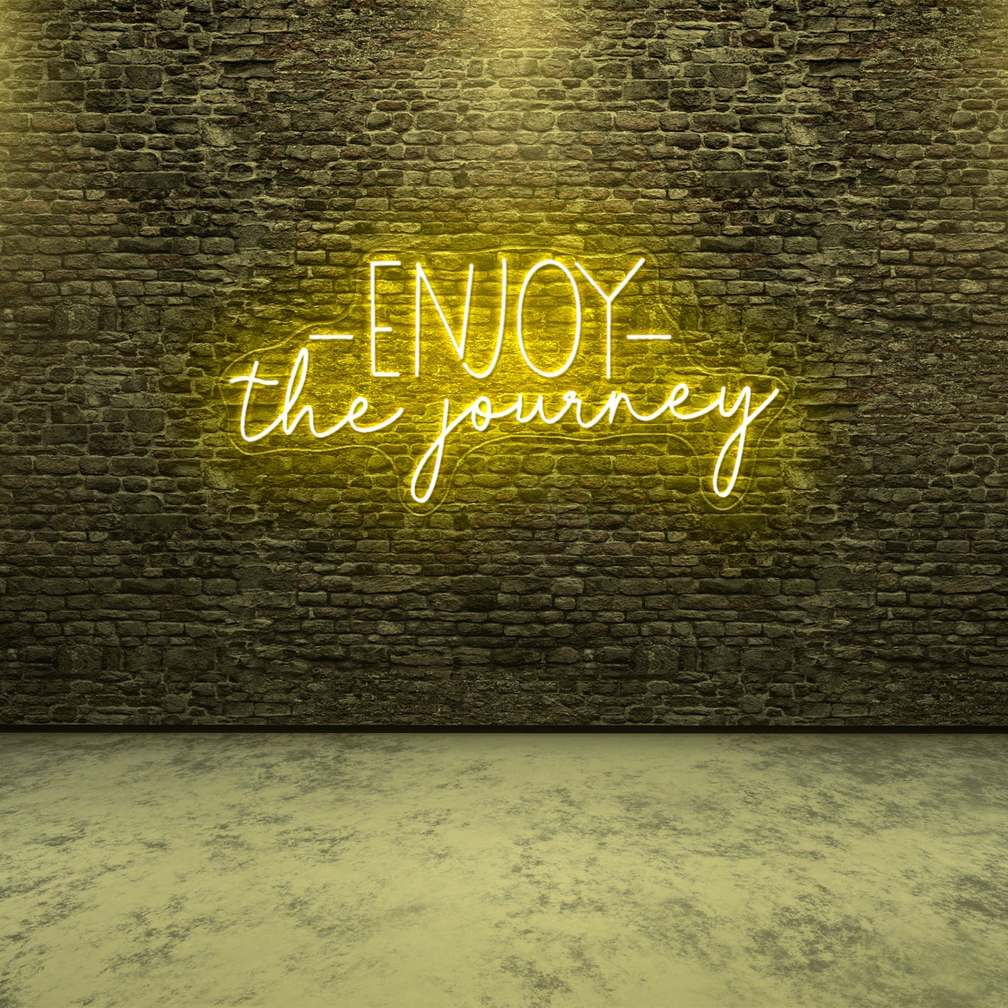 Enjoy The Journey Gym Neon Sign