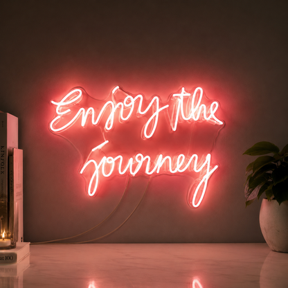 Enjoy The Journey LED Neon Sign - 02 High-Converting Product Image