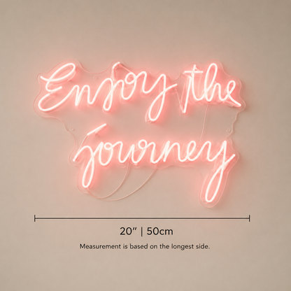 Enjoy The Journey LED Neon Sign - 04 Size Image
