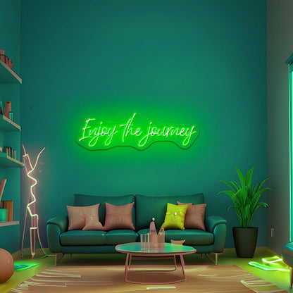 Enjoy The Journey Neon Sign Customised Signs