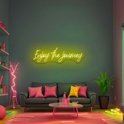 Enjoy The Journey Neon Sign Customised Signs