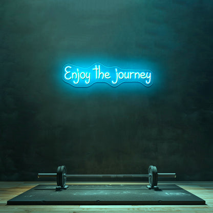 Enjoy The Journey Neon Sign Travel Wall Art Led Sign Lights