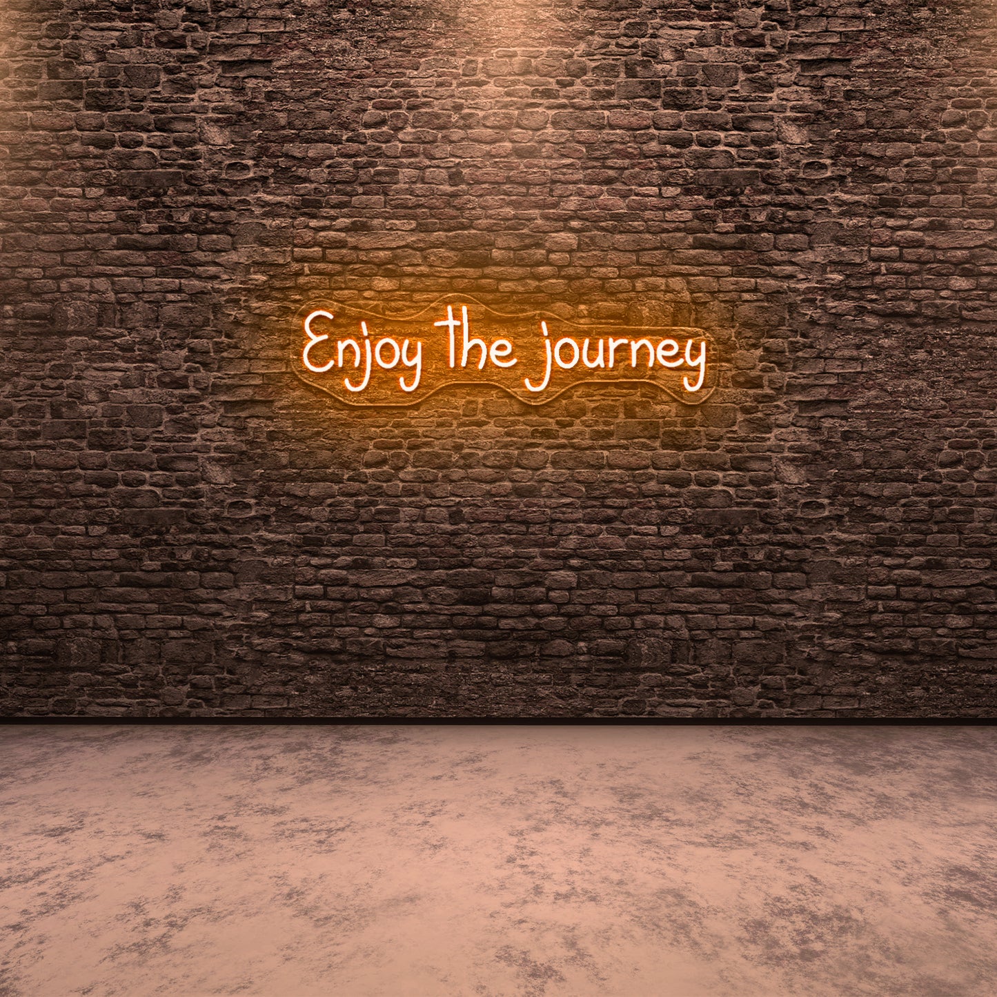 Enjoy The Journey Neon Sign Travel Wall Art Led Sign Lights