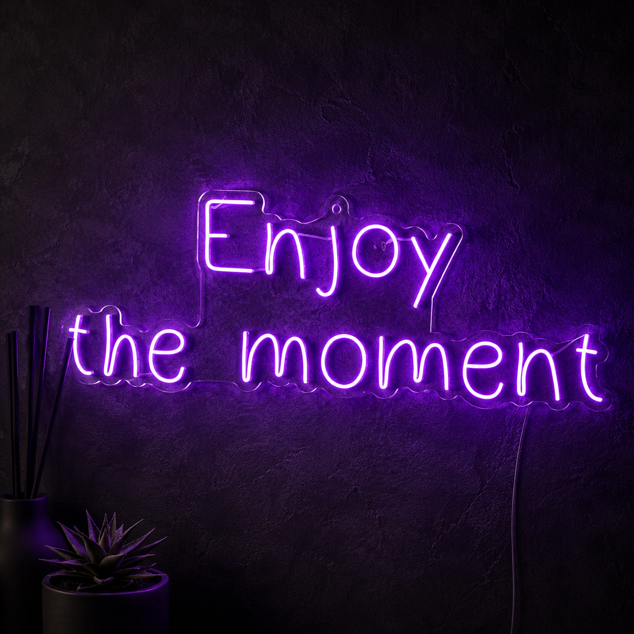Enjoy The Moment LED Neon Sign - 01 Original Product Image