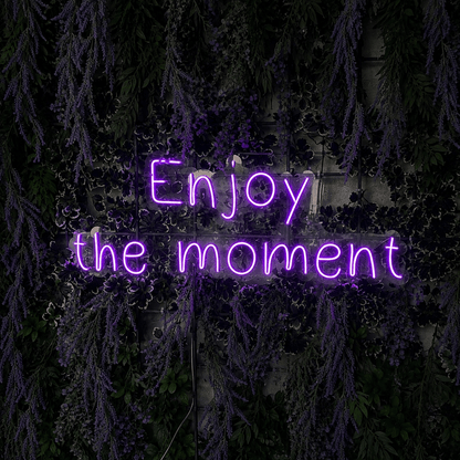 Enjoy The Moment LED Neon Sign - Shineneon