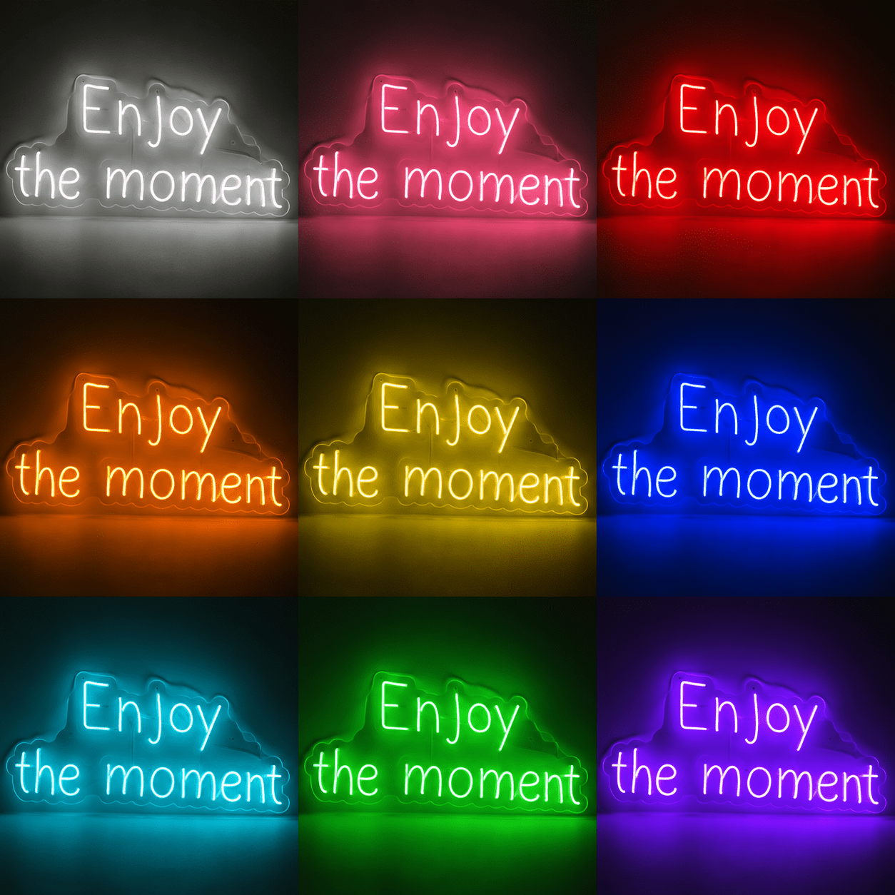Enjoy The Moment LED Neon Sign - Shineneon