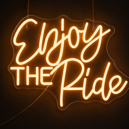 Enjoy The Ride LED Neon Sign - 02 High-Converting Product Image