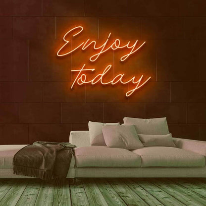 Enjoy Today Led Neon Sign For Wall Decor - Shineneon