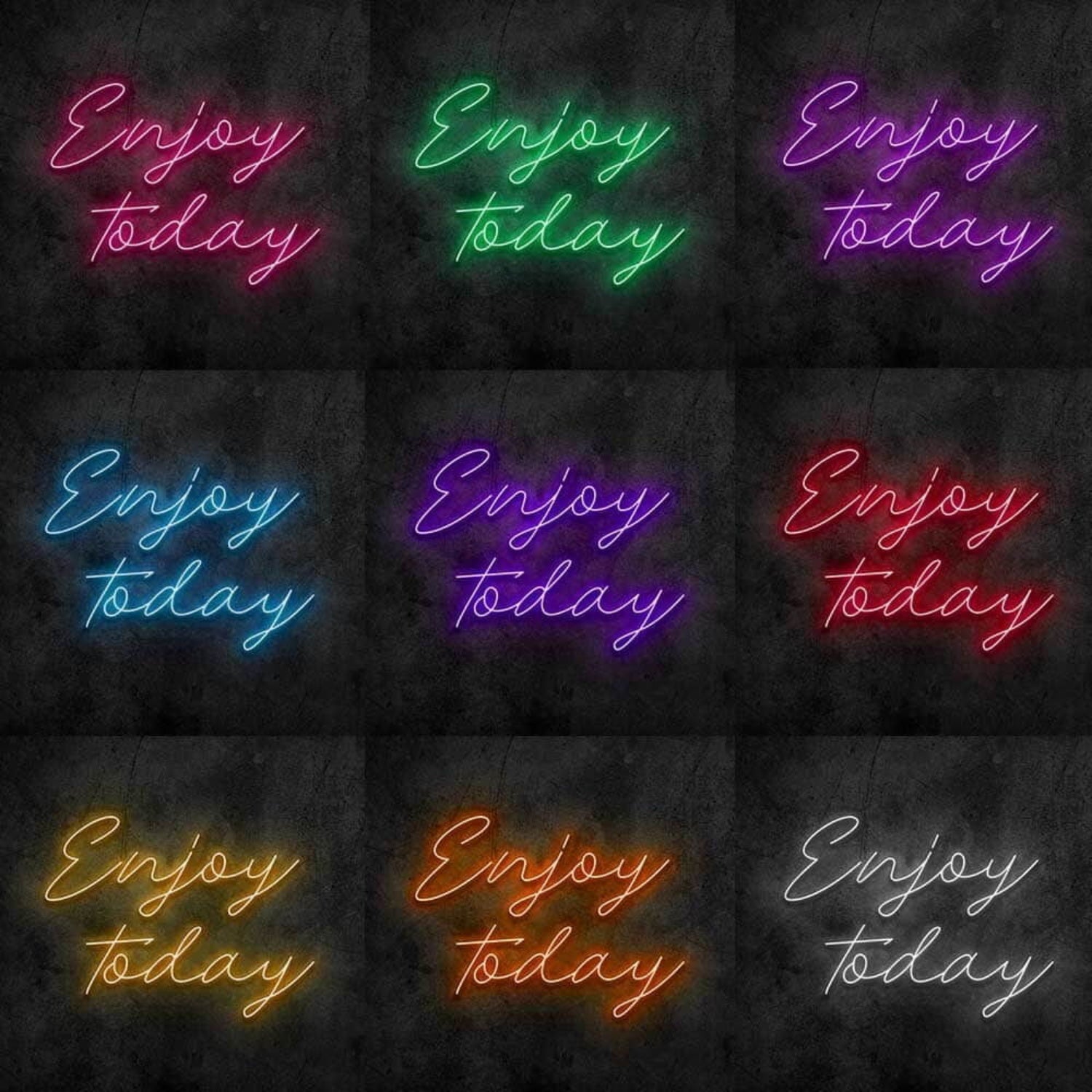 Enjoy Today Led Neon Sign For Wall Decor - Shineneon