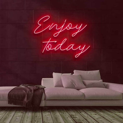 Enjoy Today Led Neon Sign For Wall Decor - Shineneon