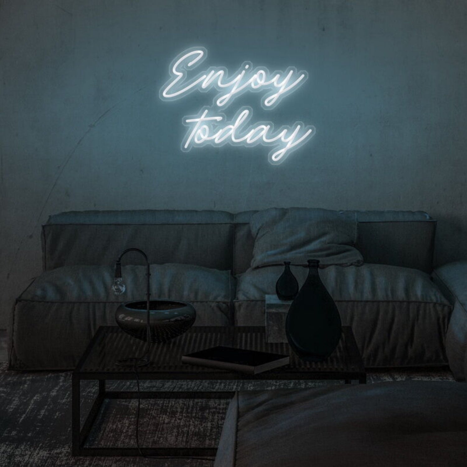 Enjoy Today Led Neon Sign Fuplifting And Positive Spaces - Shineneon