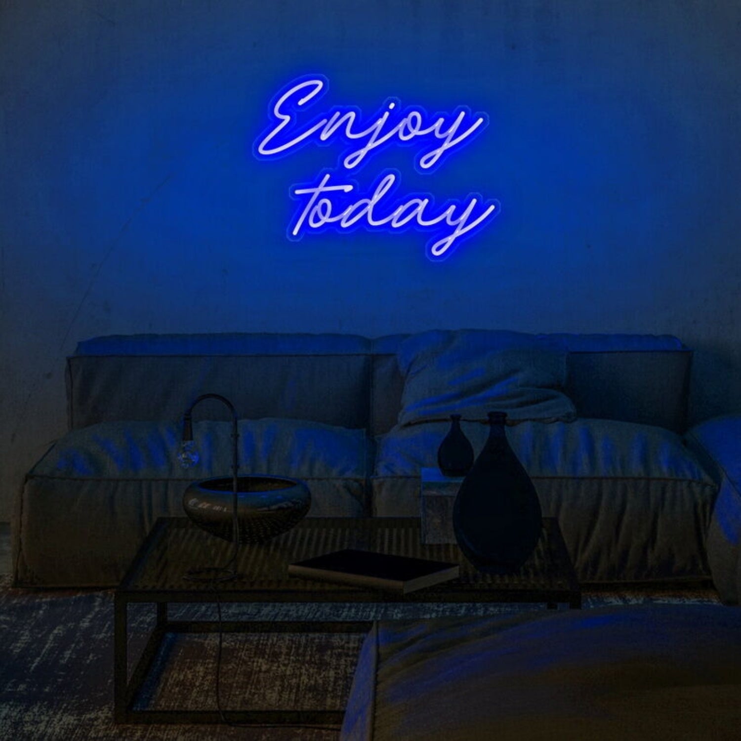 Enjoy Today Led Neon Sign Fuplifting And Positive Spaces - Shineneon