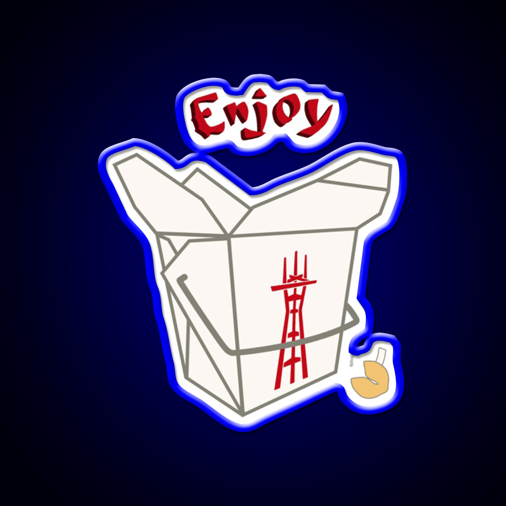 Enjoy Twin Peaks Led Neon Sign Chinese Food Rgb Color - Shineneon