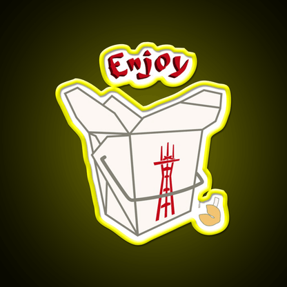 Enjoy Twin Peaks Led Neon Sign Chinese Food Rgb Color - Shineneon