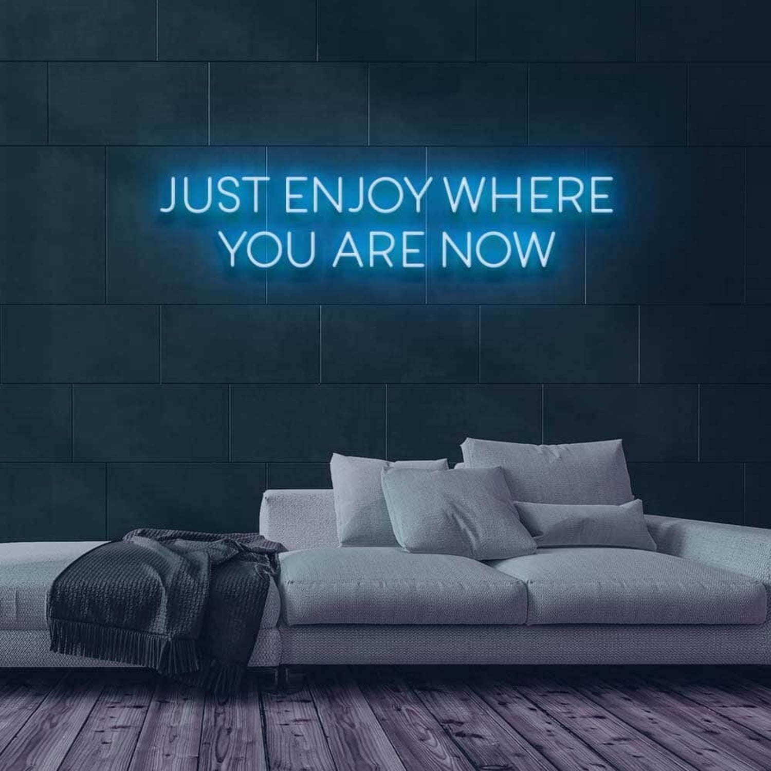 Enjoy Where You Are Led Neon Sign - Shineneon