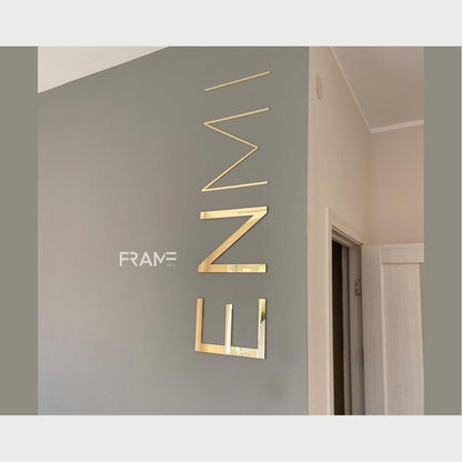 Enmi Stainless Steel Metal 3d Sign - Shineneon