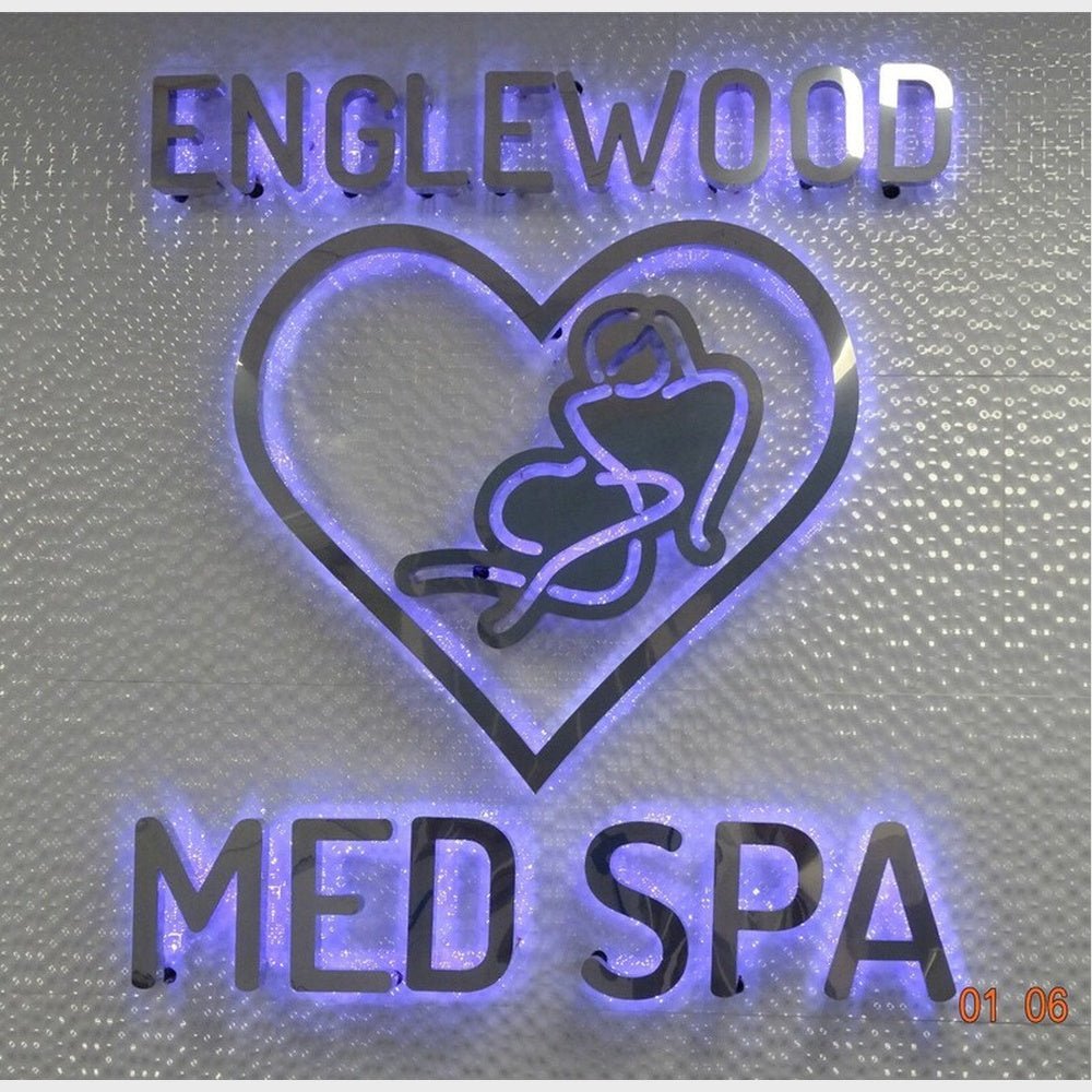 Enolewood Med Spa 3D Backlit Channel Letters Led Light Sign - Shineneon