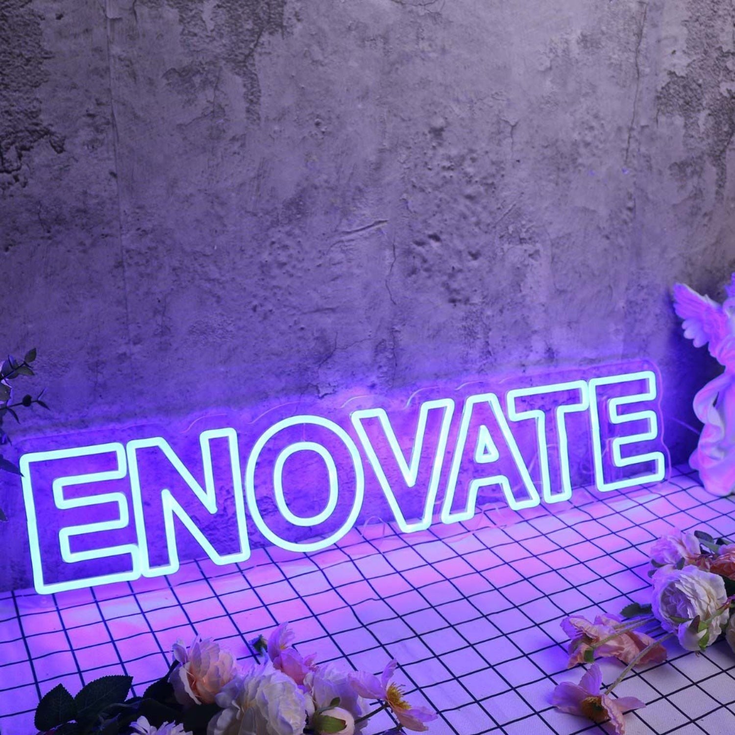 Enovate Blue Led Neon Sign - Shineneon