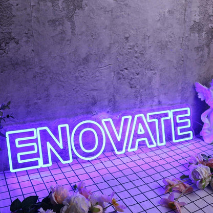 Enovate Blue Led Neon Sign - Shineneon