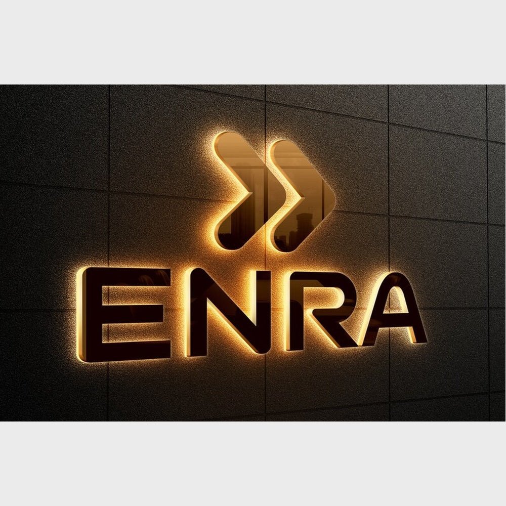 Enra 3D Backlit Channel Letters Led Light Sign - Shineneon
