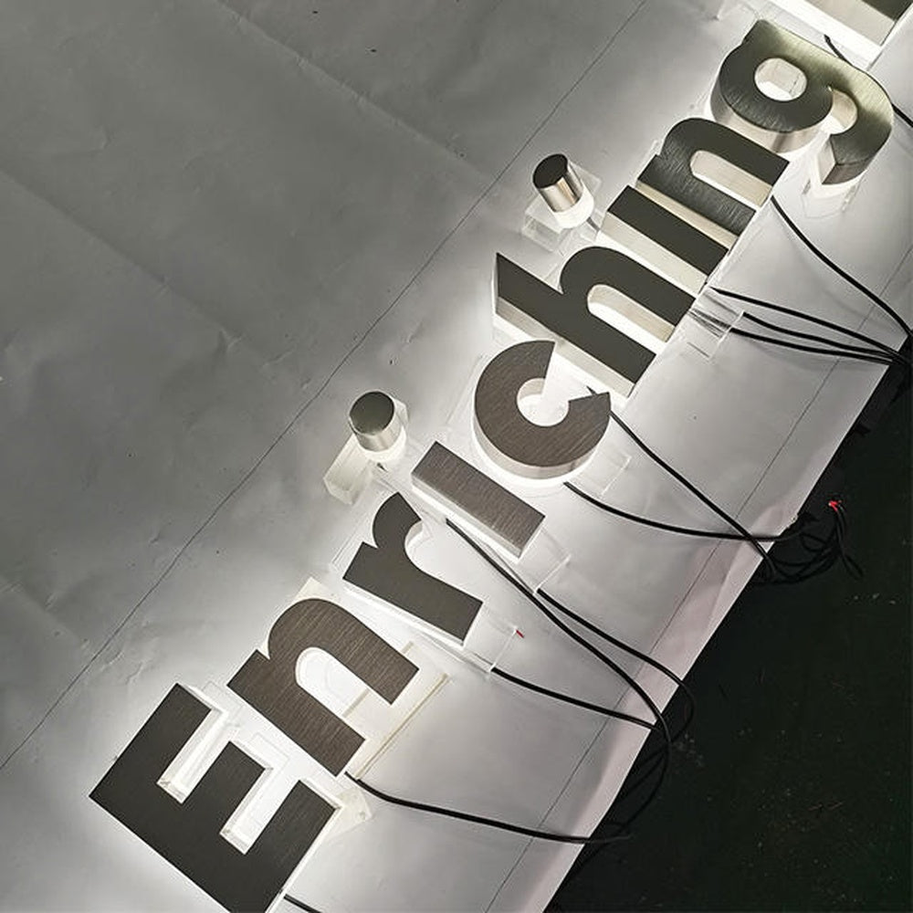 Enriching 3D Backlit Channel Letters Led Light Sign - Shineneon