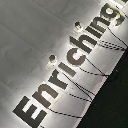 Enriching 3D Backlit Channel Letters Led Light Sign - Shineneon