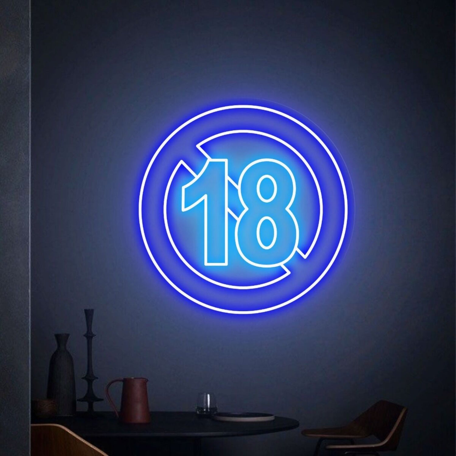 Entertainment Space With 18 Neon Sign Adults Only Neon Sign | Shineneon