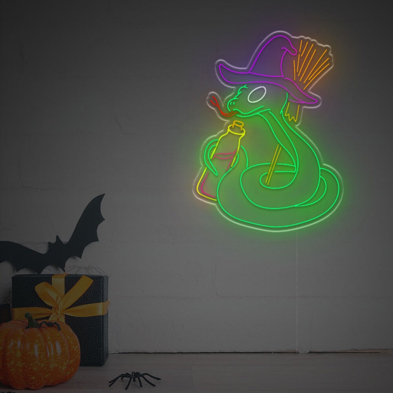 Enthralling Snake Witch With Poison Led Neon Sign | Shineneon