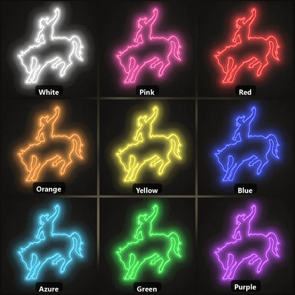 Equestrian Horse Rider Vintage LED Neon Sign - Shineneon