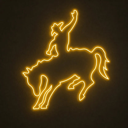 Equestrian Horse Rider Vintage LED Neon Sign - Shineneon