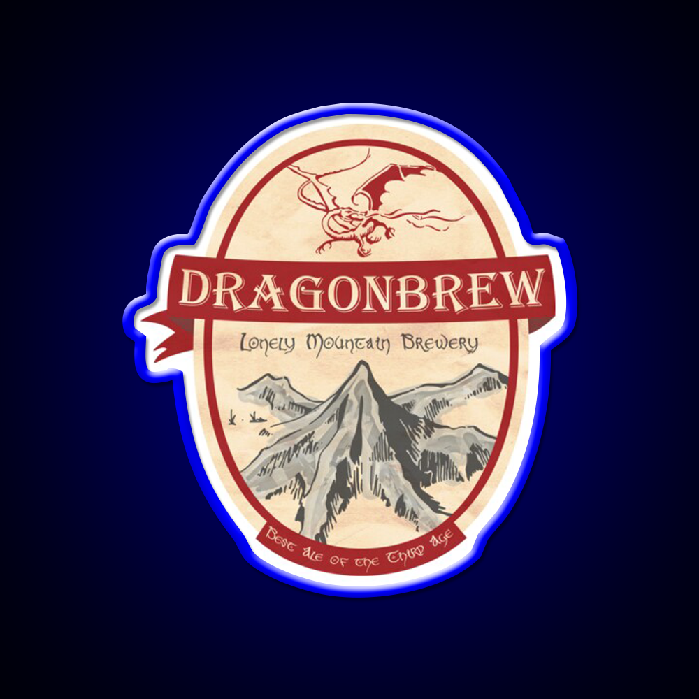 Erebor Dragonbrew Beer Bar Decor Led Neon Sign Rgb Color - LED neon sign view 5