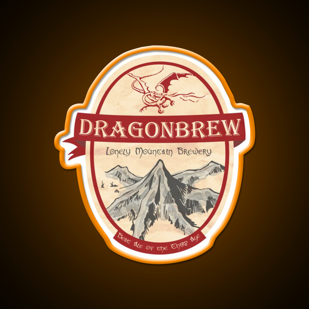 Erebor Dragonbrew Beer Bar Decor Led Neon Sign Rgb Color - LED neon sign view 6